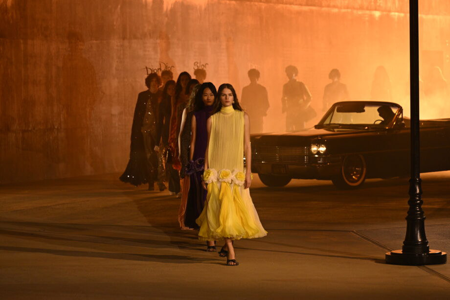 Finale du défilé Dior Croisière 2027, le 13 mai 2026, à LACMA, Los Angeles. (Photo by Giovanni Giannoni/WWD via Getty Images)